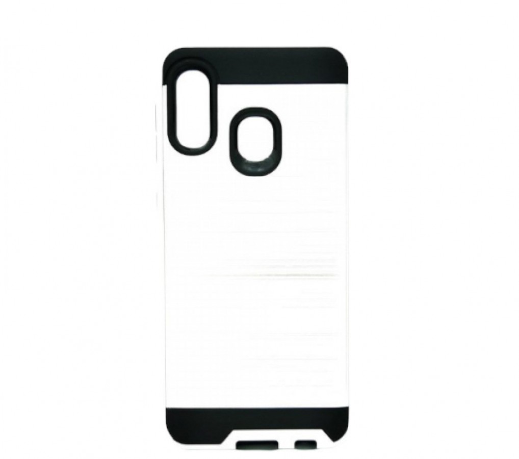 Case Samsung Galaxy A20 Hard Case Silver