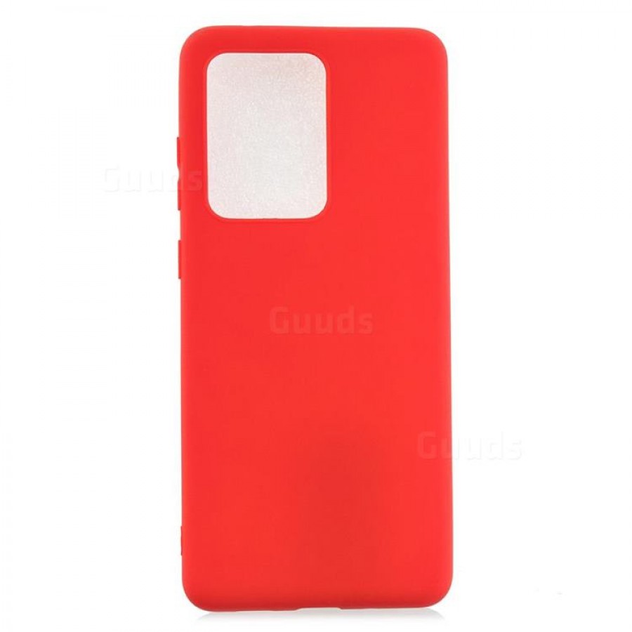Case Galaxy Note 20 Ultra Silicone Red