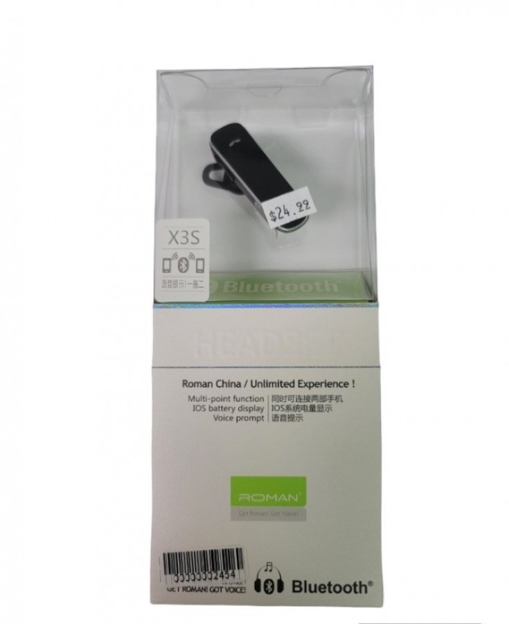 Bluetooth X3S Black