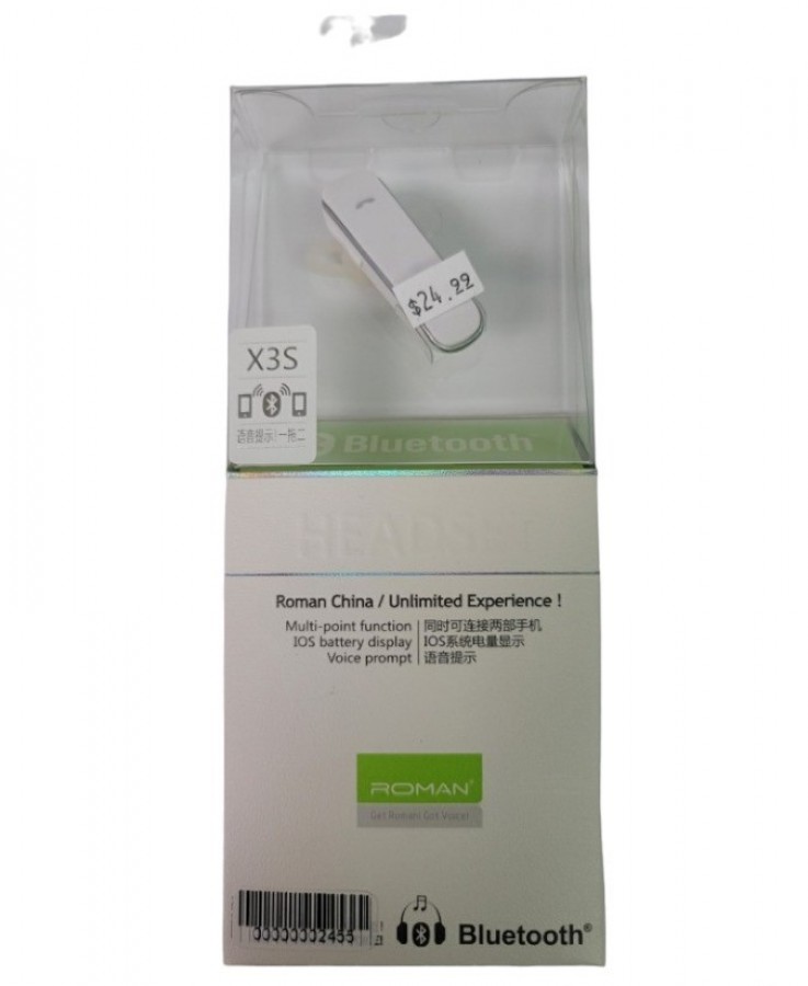 Bluetooth X3S Withe