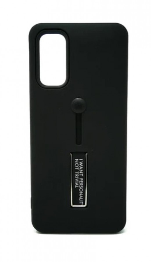 Case Samsung Galaxy S20 Ultra With Stand Metal Black