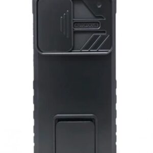 Case Samsung S22 Hard Case Hide Camera AutoFocus White Stand Plastic Black