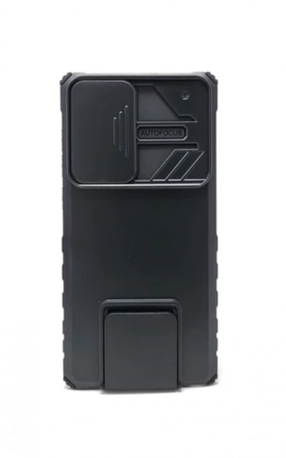 Case Samsung S22 Hard Case Hide Camera AutoFocus White Stand Plastic Black
