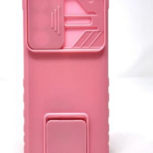 Case Samsung S22 Ultra Hard Case Hide Camera AutoFocus White Stand Plastic Pink