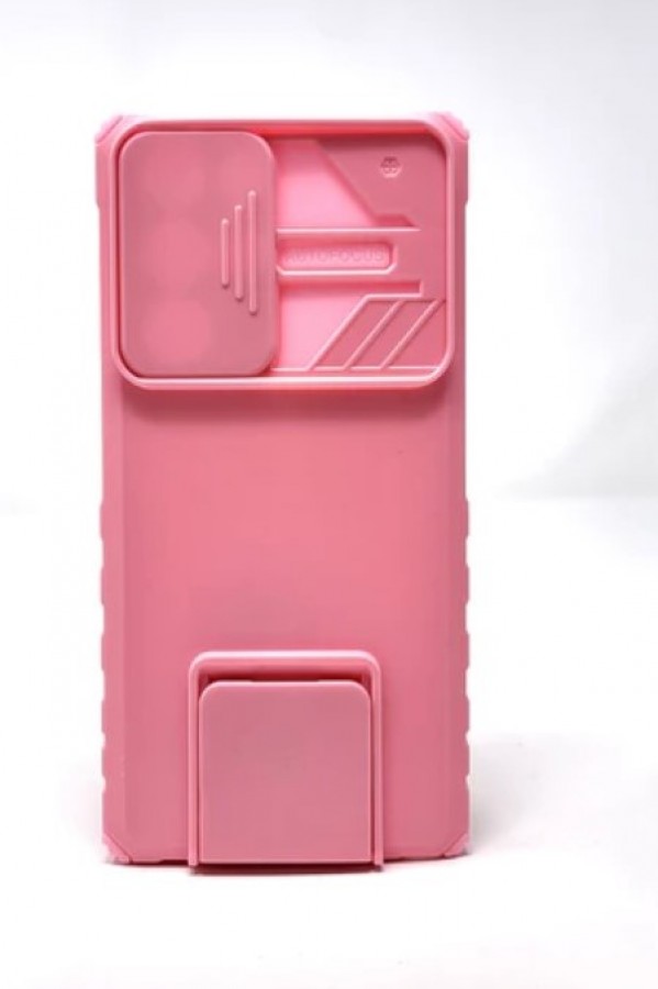 Case Samsung S22 Ultra Hard Case Hide Camera AutoFocus White Stand Plastic Pink