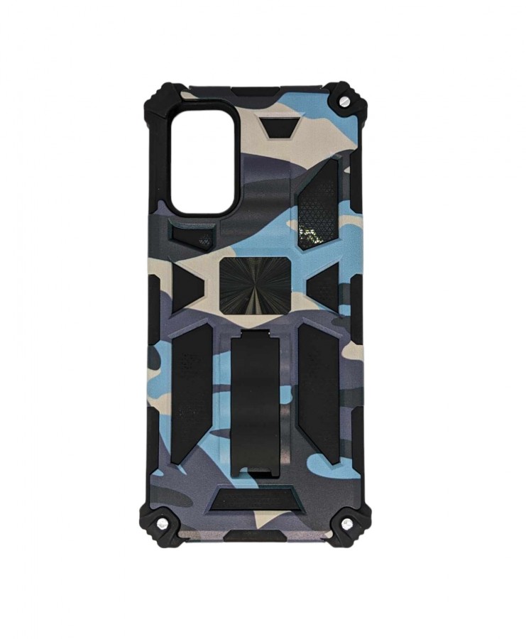 Case Samsung Galaxy A13 5G / A32 5G Case With Stand Magnetic Camo Bleu