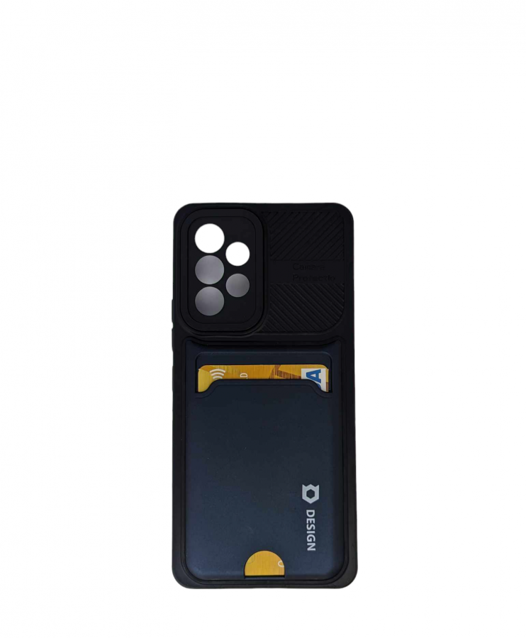 Case Samsung A53 5G Hard Case Camera Protector Whit Slot Card Blue