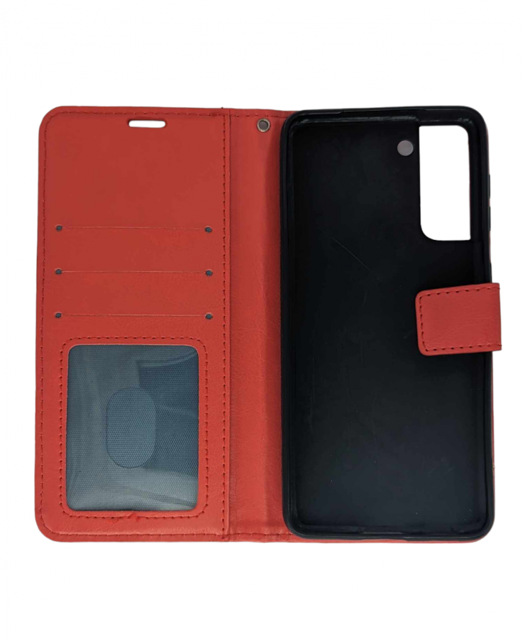 Case Samsung Galaxy S21 Wallet Regular Red