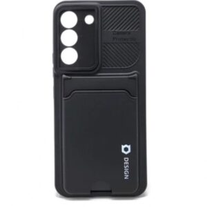 Case Samsung Galaxy S22 Hard Case Camera Protector Whit Slot Card Black