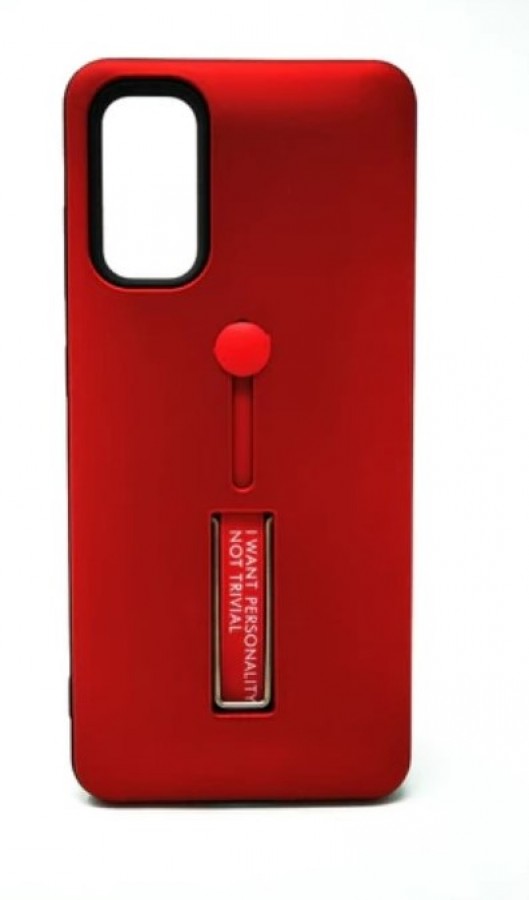 Case Samsung Galaxy S20 Plus With Stand Metal Red