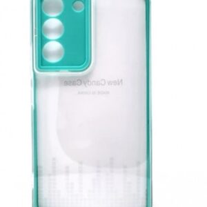 Case Samsung S22 Silicone Transparent Jelly Vert
