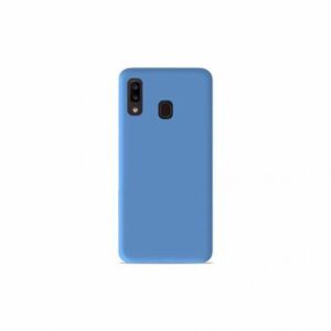 Case Samsung Galaxy A20 Silicone Bleu