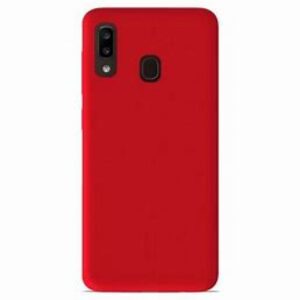 Case Samsung Galaxy A20 Silicone Red