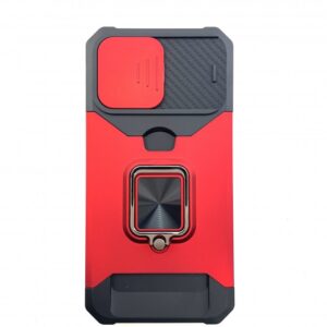 Case iPhone 15 Plus iRing Hide Camera & Slot Card Red