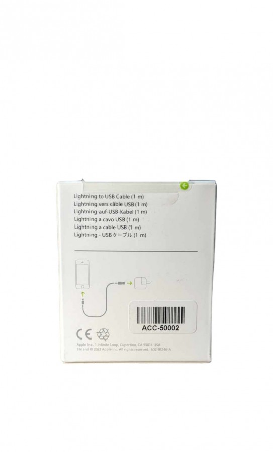 Cable iPhone Lightning 1M (OEM) - Image 2