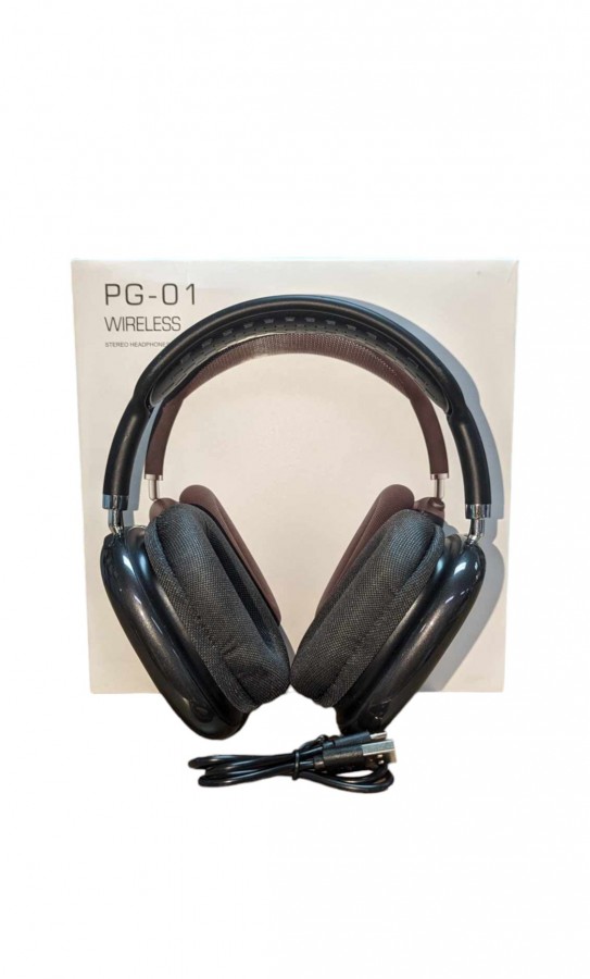 PG-01 Head Phone Stereo Wireless Black - Image 4